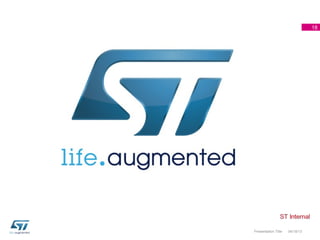 18




Presentation Title   04/18/13
 