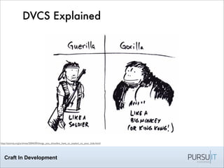 Craft In Development
DVCS Explained
http://atomiq.org/archives/2004/09/things_you_shouldnt_have_to_explain_to_your_kids.ht...
