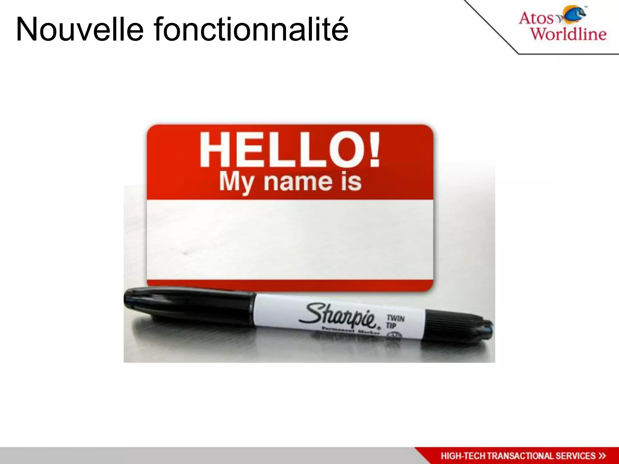 Nouvelle fonctionnalité
 