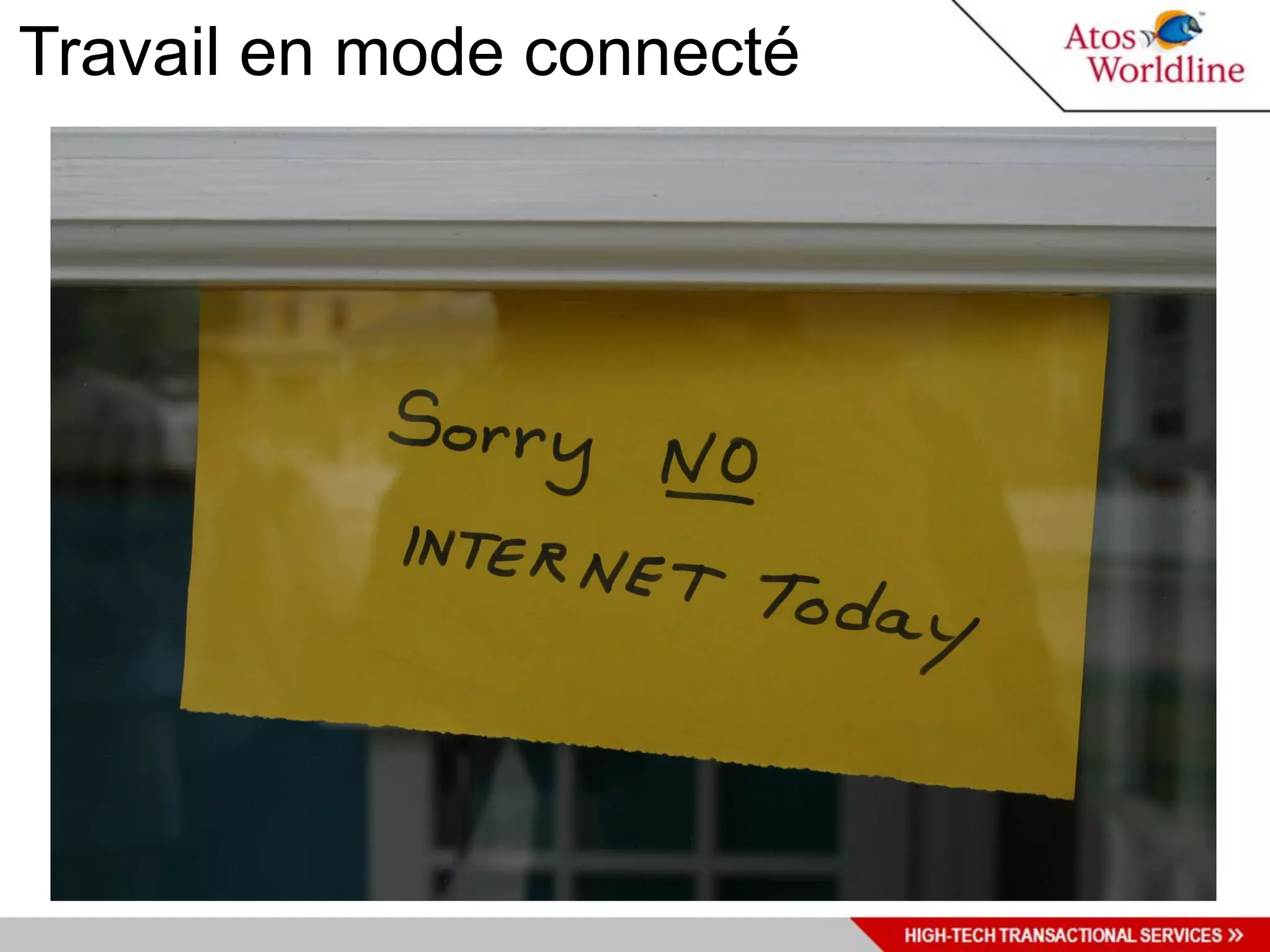 Travail en mode connecté
 