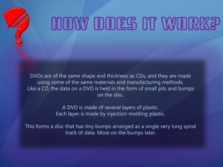 Dvd | PPTX | Data Storage and Warehousing | Computing