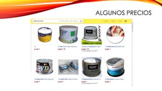 ALGUNOS PRECIOS
 