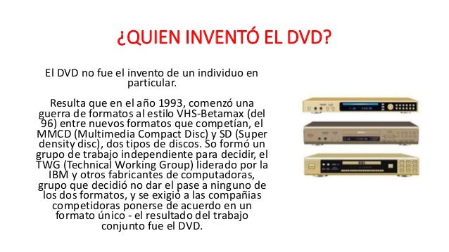 En Que Año Se Invento El Dvd