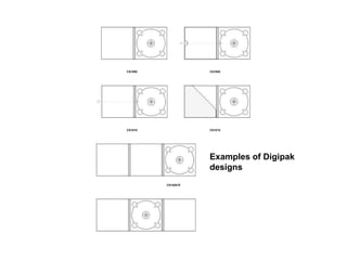 Examples of Digipak designs                                                                                                                                                                                                                                                         CS1020-R                                                                                                                                                                                                                                                       CS1015 CS1010                                                                                                                                                                                                                                                                                                                                                                                       CS1005 CS1000                                                                                                                                                                                                                                                                                                                                                                                     