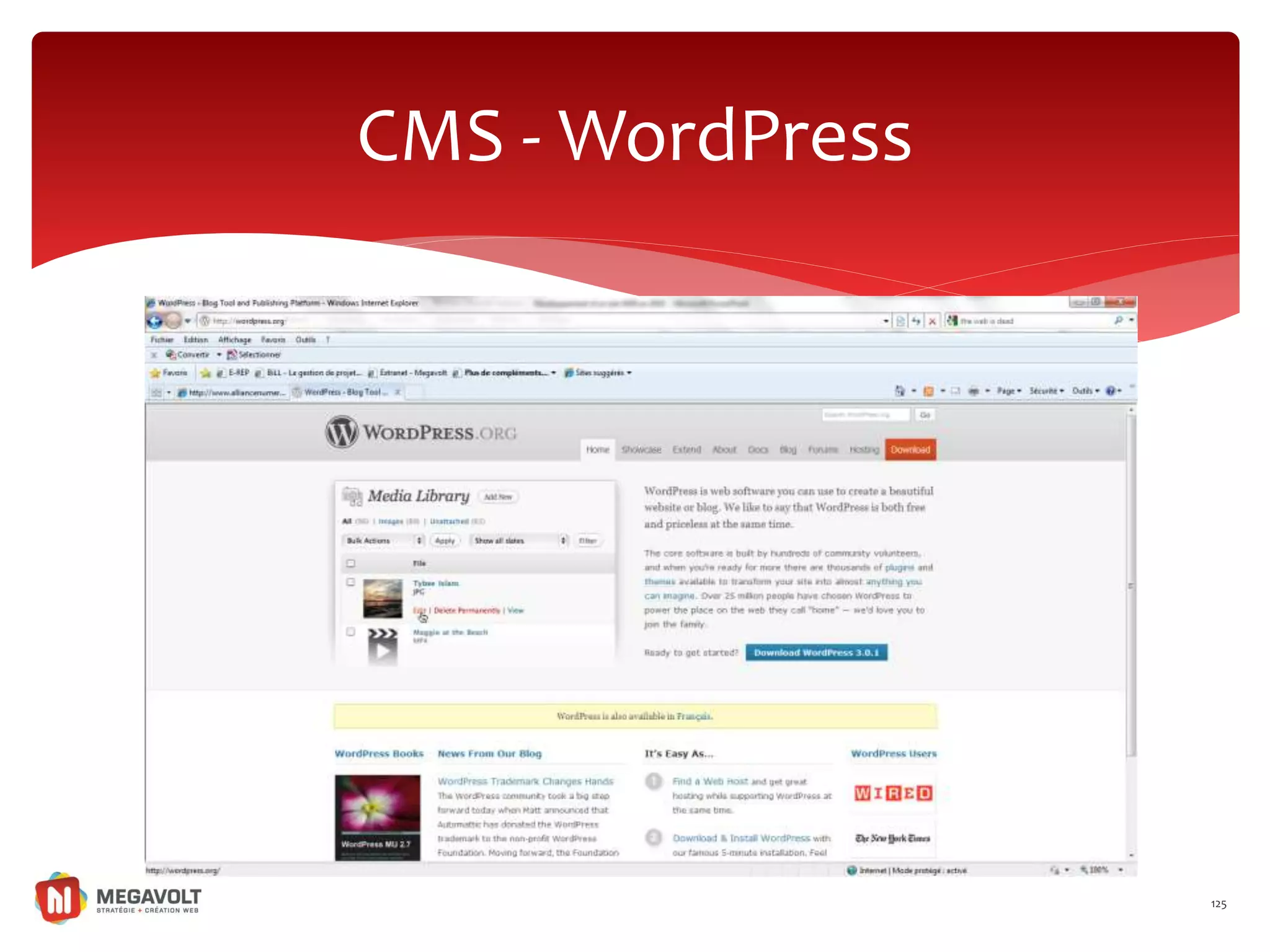 CMS - WordPress




                  125
 