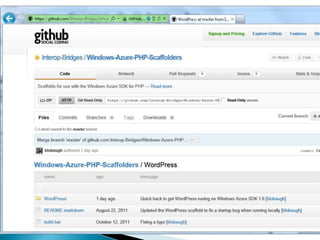 Développer et déployer WordPress en environnement microsoft