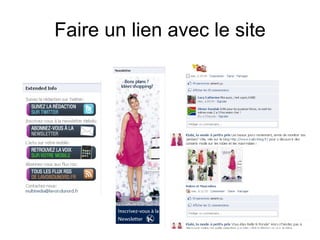 Faire un lien avec le site 