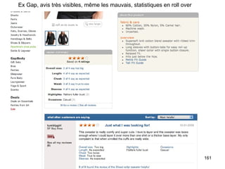 Ex Gap, avis très visibles, même les mauvais, statistiques en roll over 