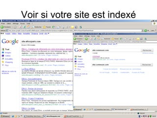 Voir si votre site est indexé 