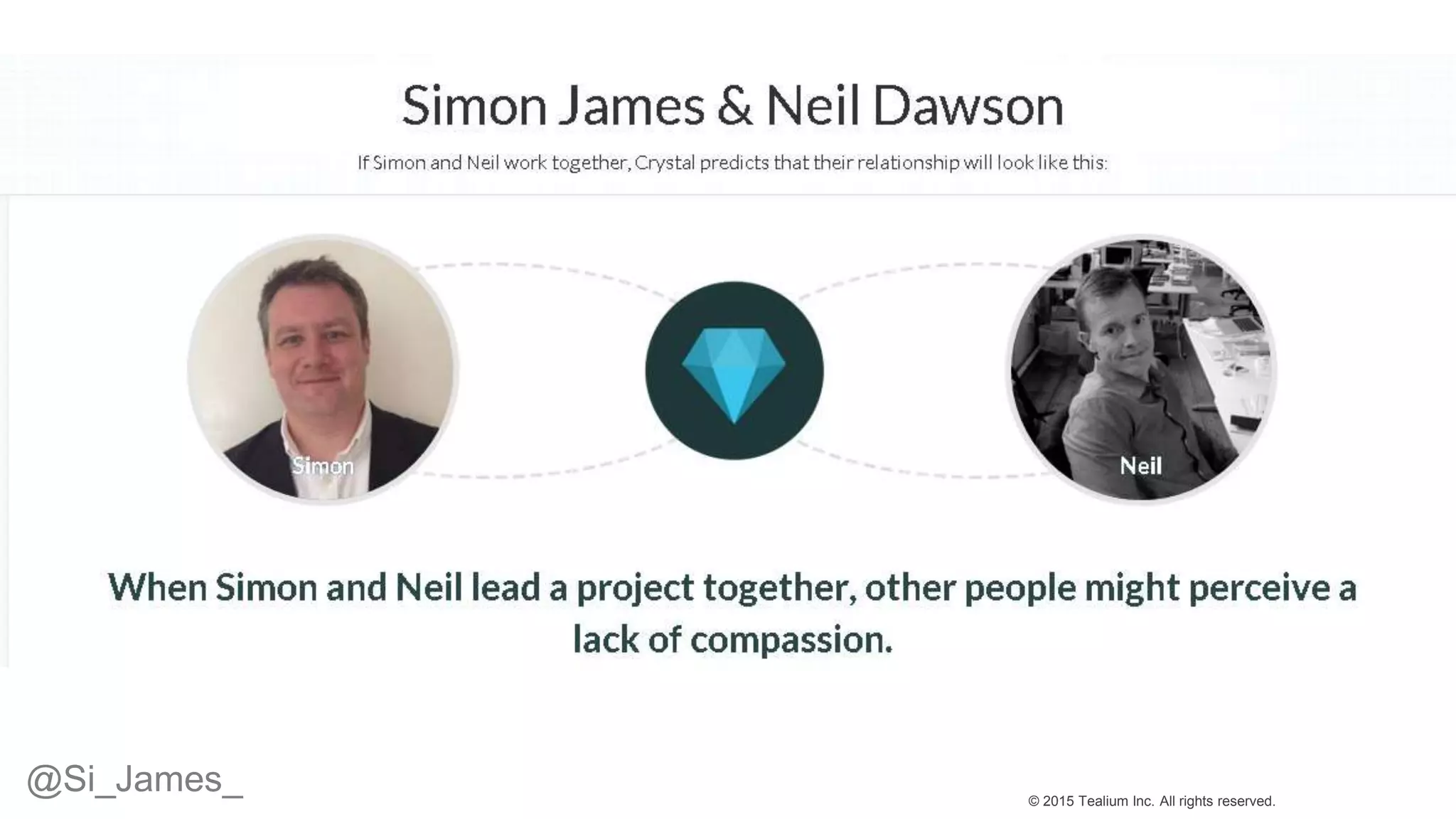 © 2015 Tealium Inc. All rights reserved.
@Si_James_
 