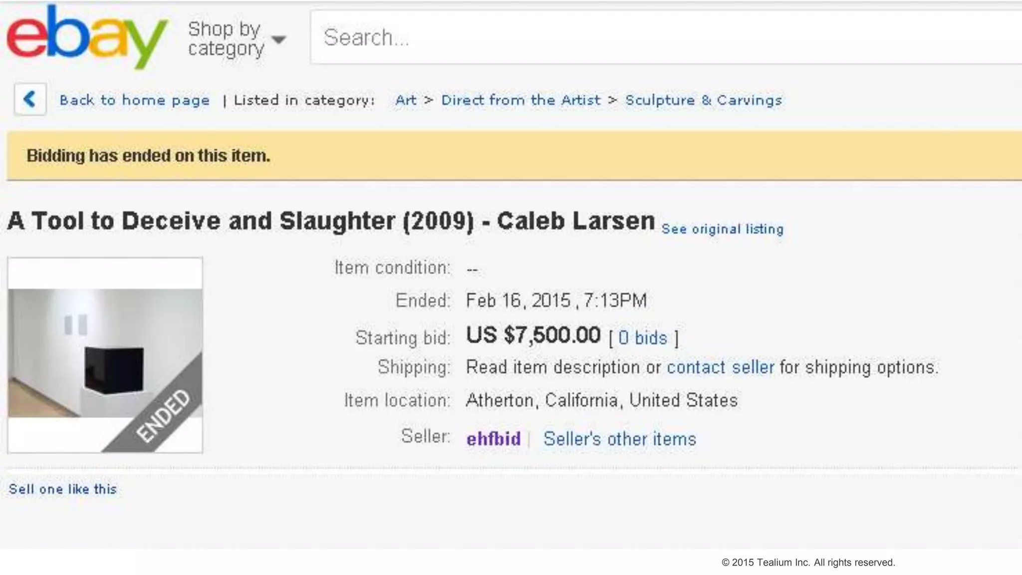 © 2015 Tealium Inc. All rights reserved.
 