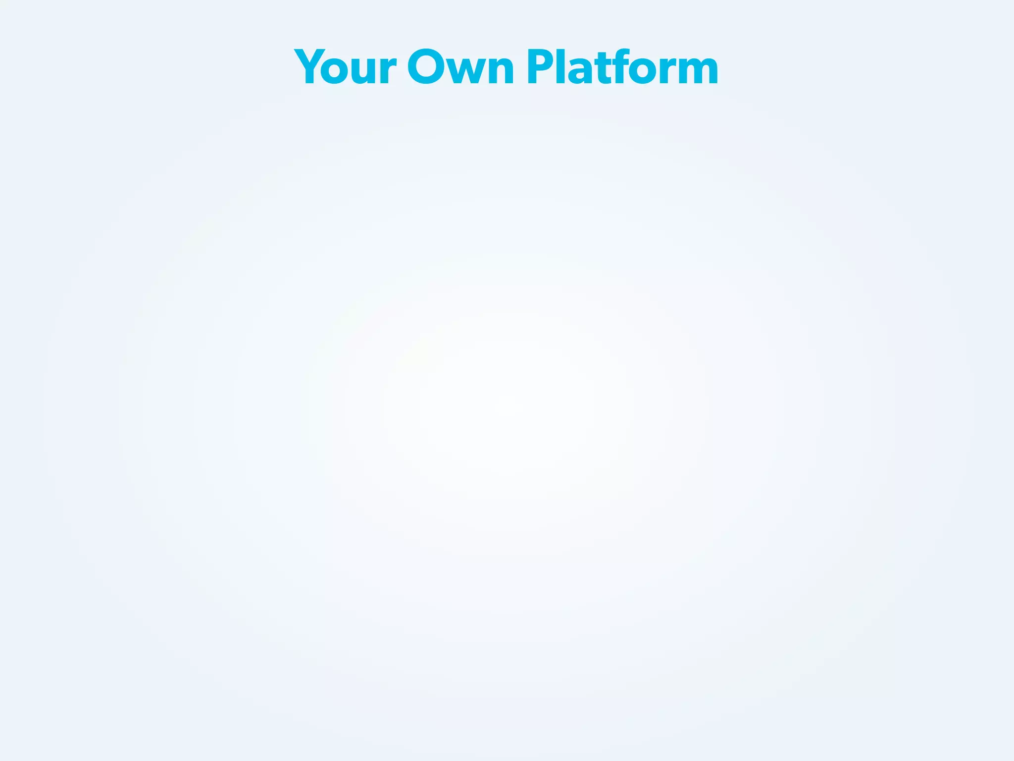 Your Own Platform

 