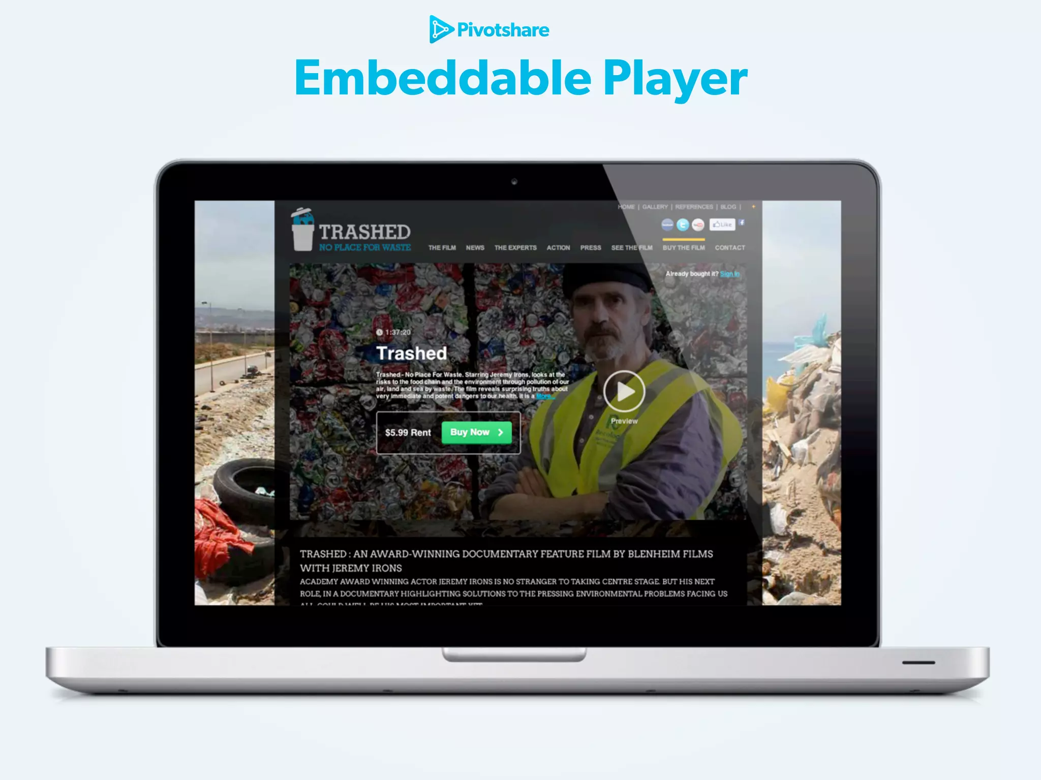 Embeddable Player

 