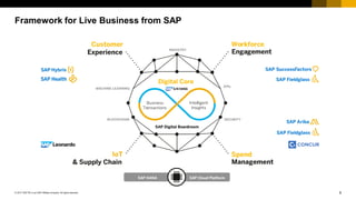 6© 2017 SAP SE or an SAP affiliate company. All rights reserved.
Framework for Live Business from SAP
 