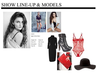 INTEGRATED MARKETING & COMMUNNICATIONSChristian Peterson, Canadian videographer who has worked with Canadian designers such as Dimitri Chris. His specialities include events videography and photography, including concerts, special events, small or large scale corporate assignments with a focus on fashion, editorial portraiture and events. We think it would be great if we worked with Canadians in our fashion event because it is our first time showing in Toronto. 