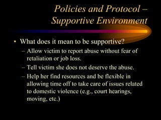 Dv In The Workplace   Slideshare