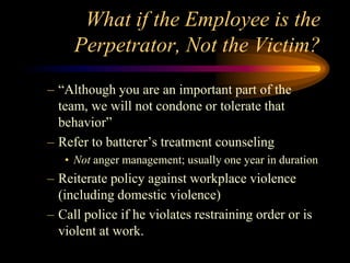 Dv In The Workplace Slideshare | PPT