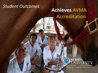 Student Outcomes
                   Achieves AVMA
                     Accreditation
 