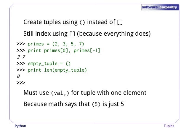 Tuples