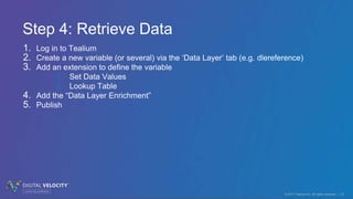 Digital Velocity London 2017: Data Layer Enrichment API | PPT