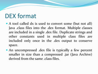 Convert Dex To Java Dvm | PPTX