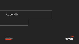 NYSE: DVN
devonenergy.com
Appendix
 