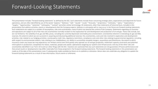 Forward-Looking Statements
23
This presentation includes "forward-looking statements" as defined by the SEC. Such statements include those concerning strategic plans, expectations and objectives for future
operations, and are often identified by use of the words “expects,” “believes,” “will,” “would,” “could,” “forecasts,” “projections,” “estimates,” “plans,” “expectations,”
“targets,” “opportunities,” “potential,” “anticipates,” “outlook” and other similar terminology. All statements, other than statements of historical facts, included in this
presentation that address activities, events or developments that the Company expects, believes or anticipates will or may occur in the future are forward-looking statements.
Such statements are subject to a number of assumptions, risks and uncertainties, many of which are beyond the control of the Company. Statements regarding our business
and operations are subject to all of the risks and uncertainties normally incident to the exploration for and development and production of oil and gas. These risks include, but
are not limited to: the volatility of oil, gas and NGL prices, including the currently depressed commodity price environment; uncertainties inherent in estimating oil, gas and NGL
reserves; the extent to which we are successful in acquiring and discovering additional reserves; the uncertainties, costs and risks involved in exploration and development
activities; risks related to our hedging activities; counterparty credit risks; regulatory restrictions, compliance costs and other risks relating to governmental regulation, including
with respect to environmental matters; risks relating to our indebtedness; our ability to successfully complete mergers, acquisitions and divestitures; the extent to which
insurance covers any losses we may experience; our limited control over third parties who operate our oil and gas properties; midstream capacity constraints and potential
interruptions in production; competition for leases, materials, people and capital; cyberattacks targeting our systems and infrastructure; and any of the other risks and
uncertainties identified in our Form 10-K and our other filings with the SEC. Investors are cautioned that any such statements are not guarantees of future performance and
that actual results or developments may differ materially from those projected in the forward-looking statements. The forward-looking statements in this presentation are
made as of the date of this presentation, even if subsequently made available by Devon on its website or otherwise. Devon does not undertake any obligation to update the
forward-looking statements as a result of new information, future events or otherwise.
 