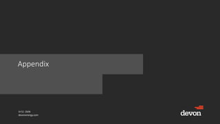 NYSE: DVN
devonenergy.com
Appendix
 