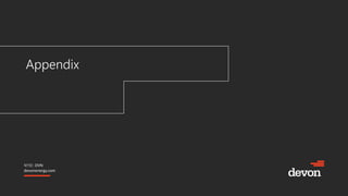 NYSE: DVN
devonenergy.com
Appendix
 