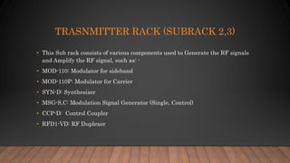 DVOR (Transmitter rack) equipment is an airport device | PPT