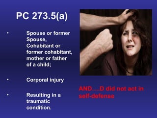 Investigation & Prosecution of Domestic Violence | PPT