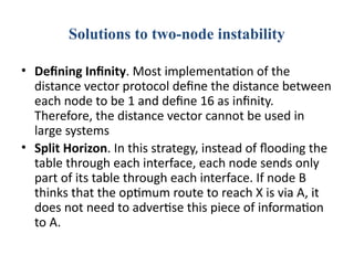 DISTANCE VECTOR ROUTING AND LINK STATE ROUTING | PPTX