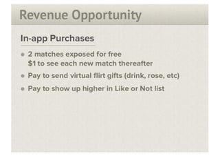 המצגת העסקית של חברת Tinder (Match Box לשעבר)