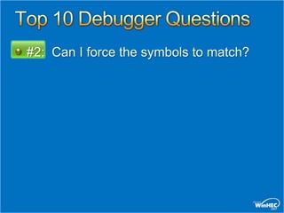 #2: Can I force the symbols to match?
 