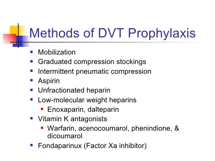 Preventing DVT in Hospitalized Patients