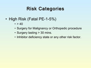 Dvt and pulmonary embolism | PPT