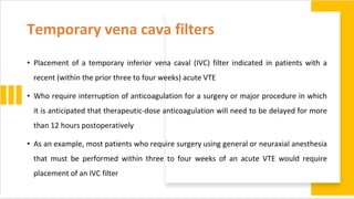 Dvt prophylaxis in orthopaedic surgery | PPTX