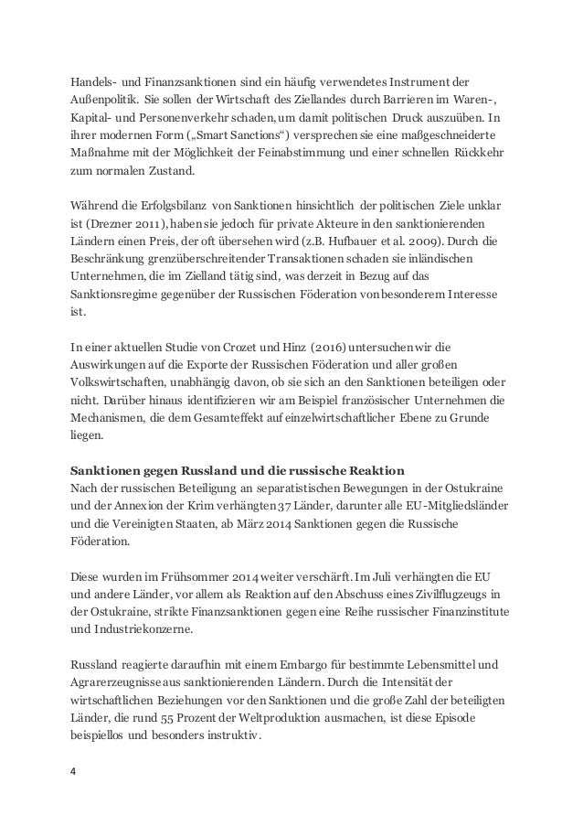 De Kosten Van De Russische Sancties Per Land