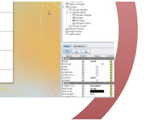 Pentaho Report Designer - DW - UFMG