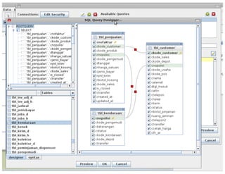 Pentaho Report Designer - DW - UFMG