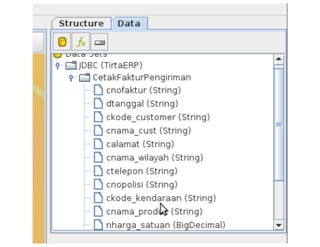 Pentaho Report Designer - DW - UFMG