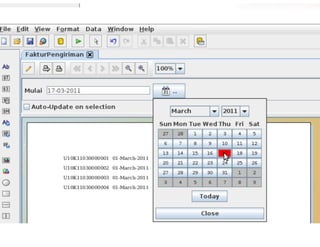 Pentaho Report Designer - DW - UFMG