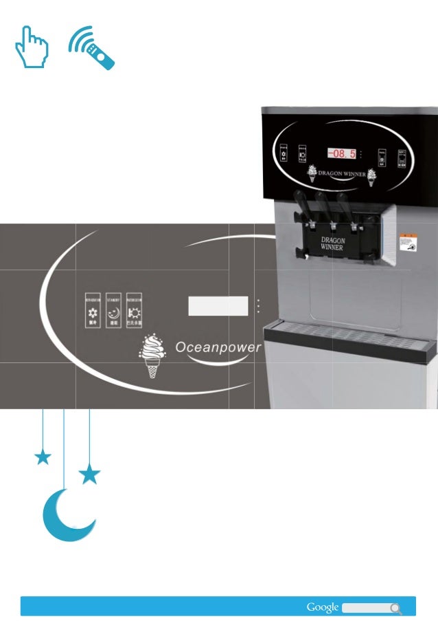 45L&500 cones/H.Oceanpower DW150TC soft Ice Cream Machine machine - 웹