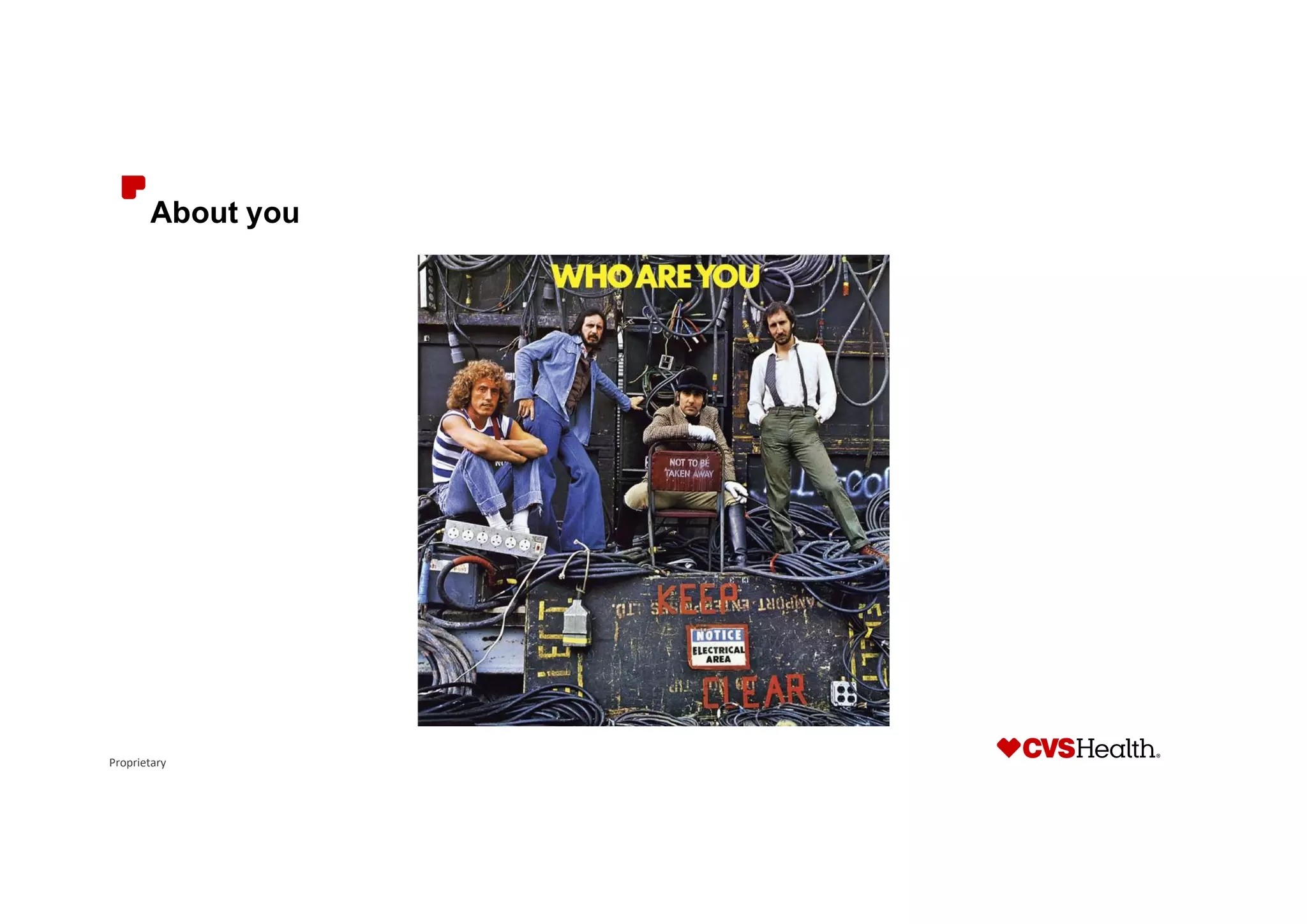 Proprietary
About you
 