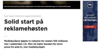 Digital Winners 2014: Bjarne Hareide, New Media Network