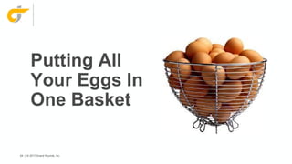 64 | © 2017 Grand Rounds, Inc.
Putting All
Your Eggs In
One Basket
 