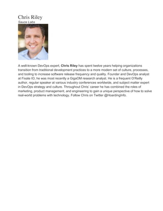 Continuous Integration Is for Everyone—Especially DevOps | PDF