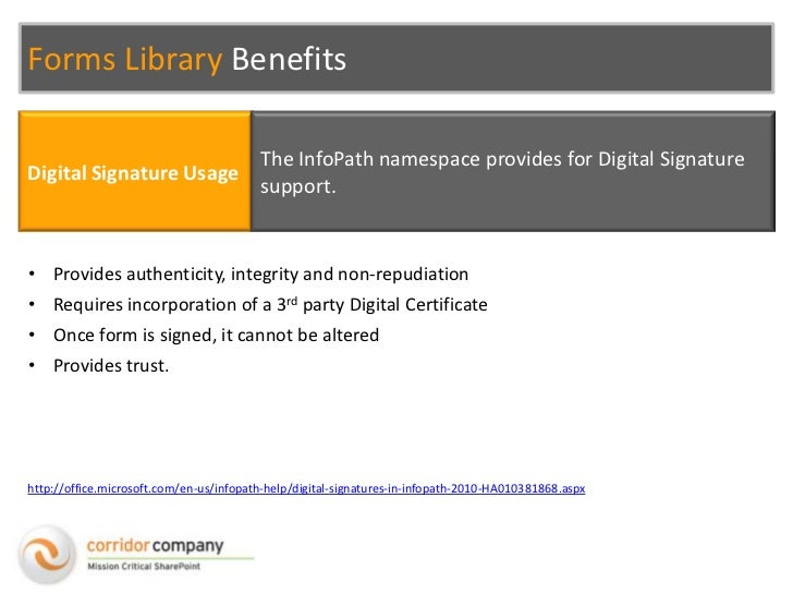infopath digital signature