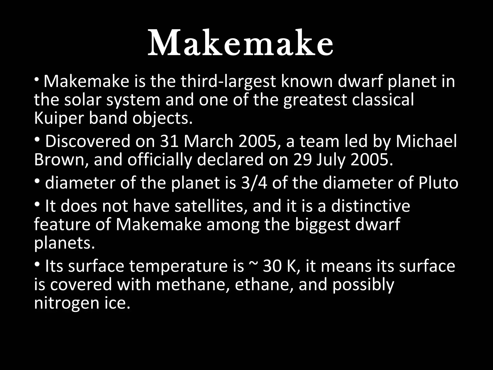 Dwarf planets | PPT
