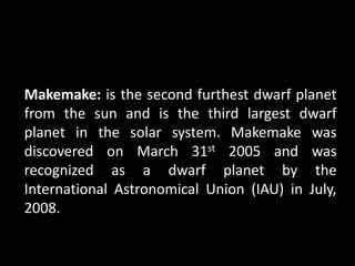 Dwarf Planets | PDF
